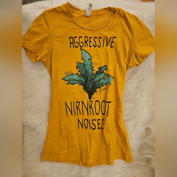 3 for $30 - 100% Cotton Aggressive Nirnroot Noise T-Shirt - Picture 1 of 2